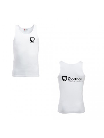  Tanktop Wit Heren
