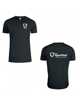 Basic-T-Shirt Zwart