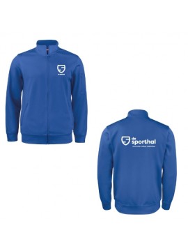 Basic Active Hoody Full Zip Kobalt